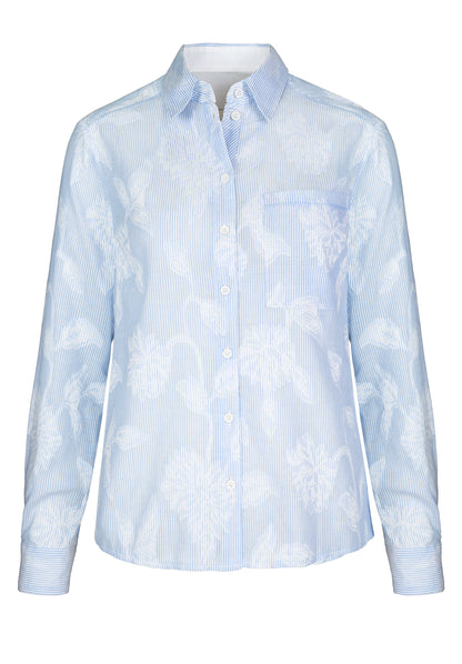 Bianca Alina Blue Floral Blouse