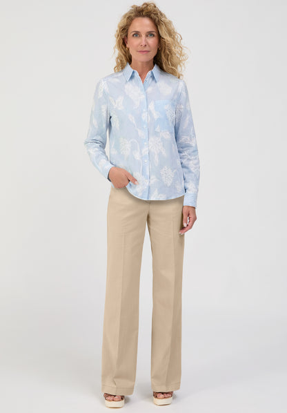 Bianca Alina Blue Floral Blouse