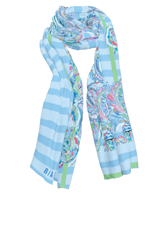 Bianca Silba Scarf Blue Mix