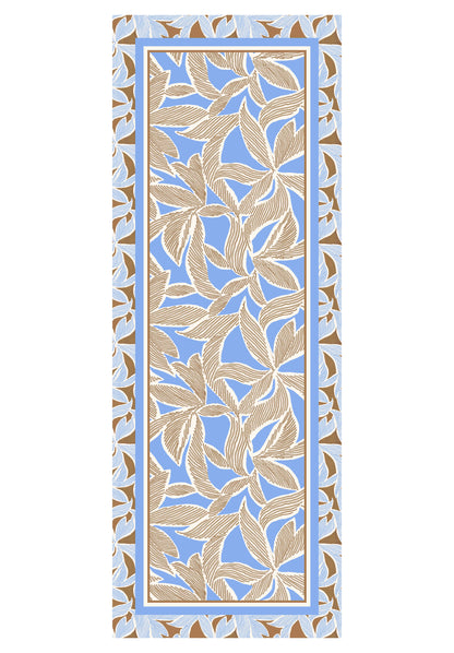 Bianca Saba Print Scarf Blue