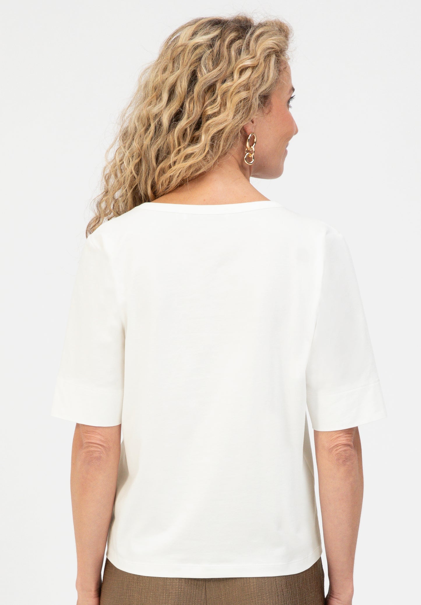Bianca Dinia Floral T-Shirt White