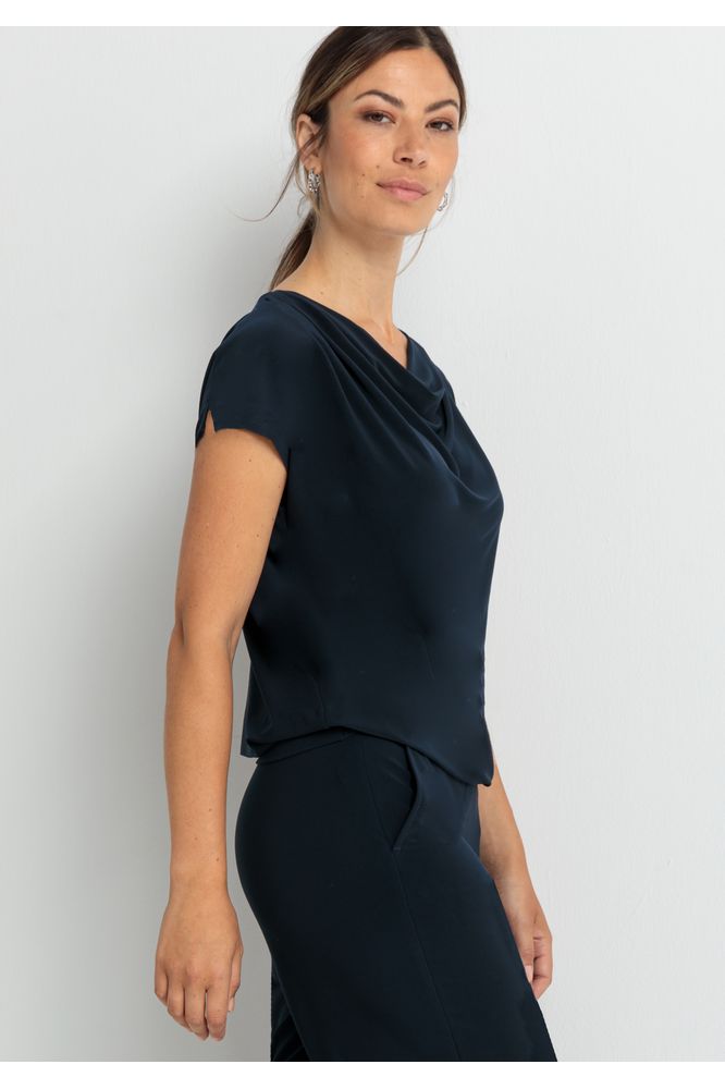 Bianca Deep Sea Wiebke Blouse