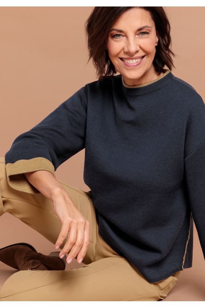 Bianca Navy Novis Knitwear