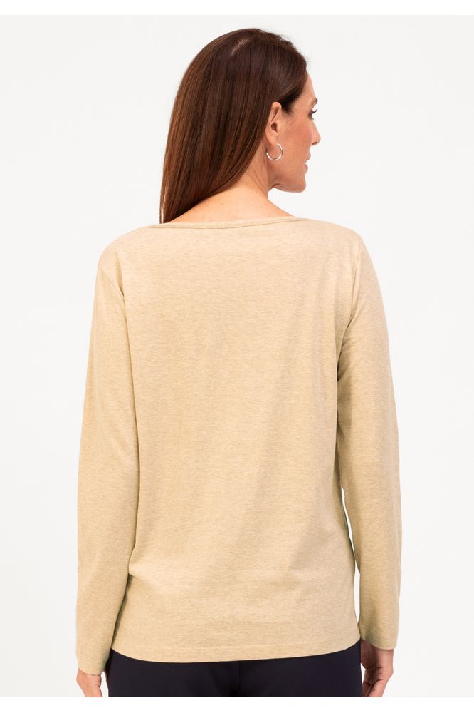 Bianca Toffee Melange Dami Top