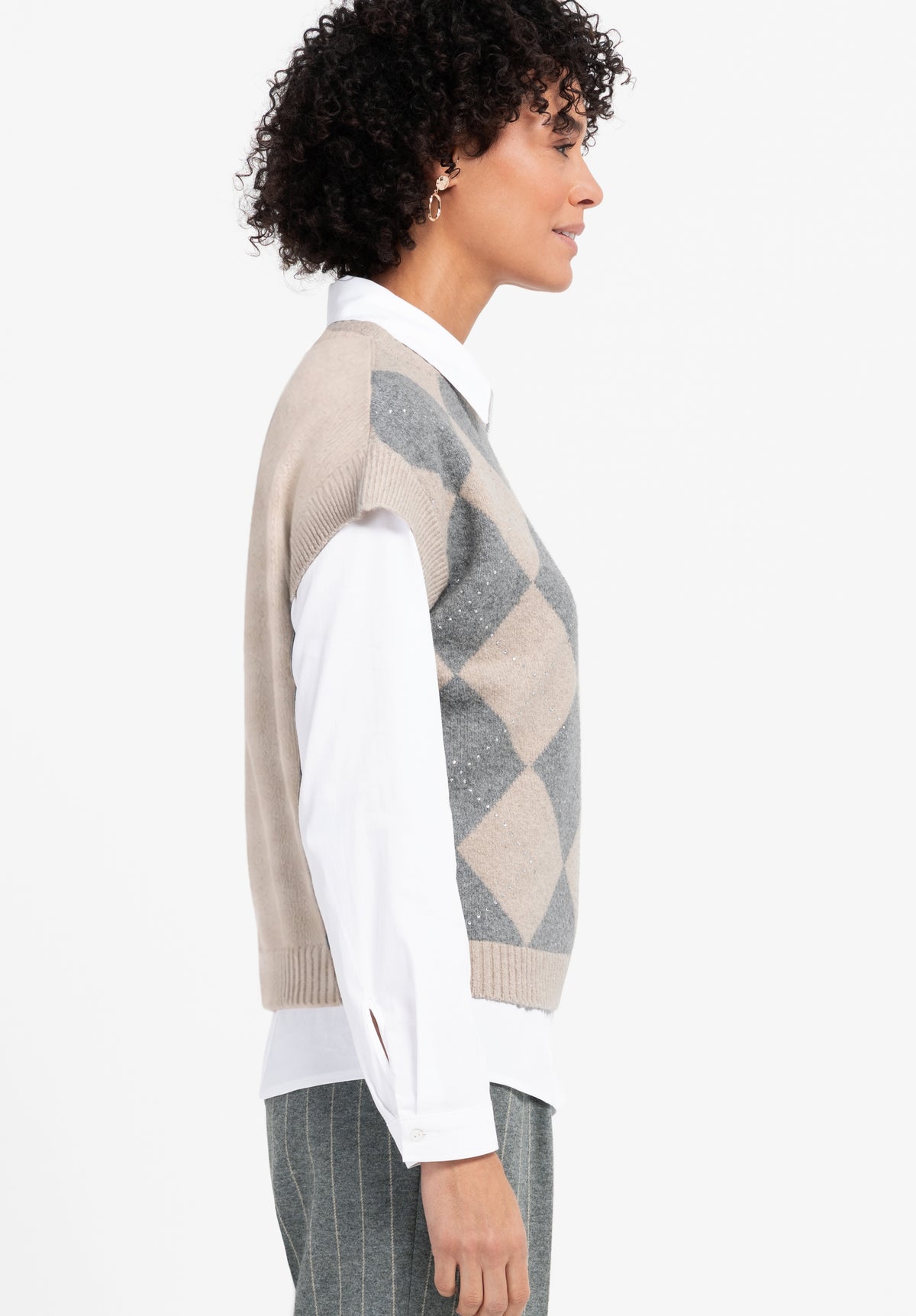 Bianca Olly Knit Beige Mix