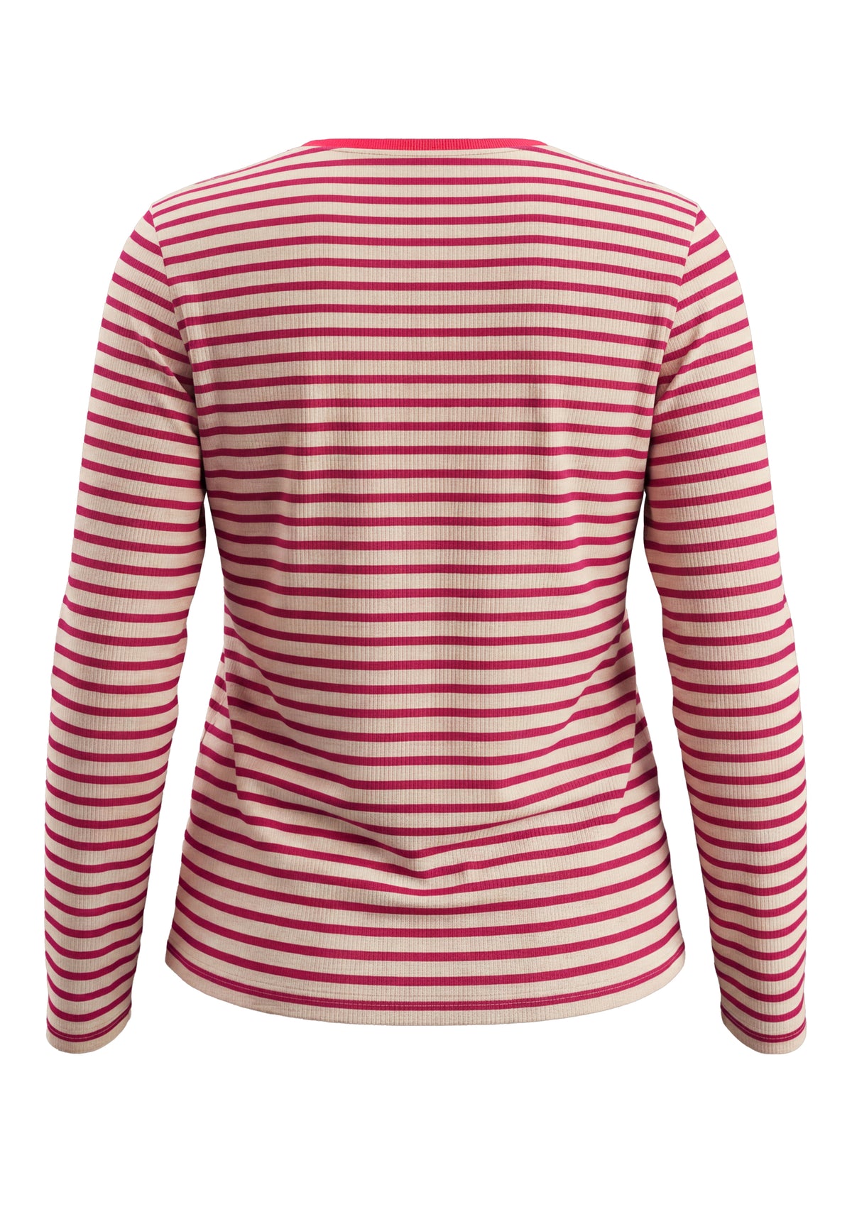 Bianca Dami Round Neck Top Red Mix