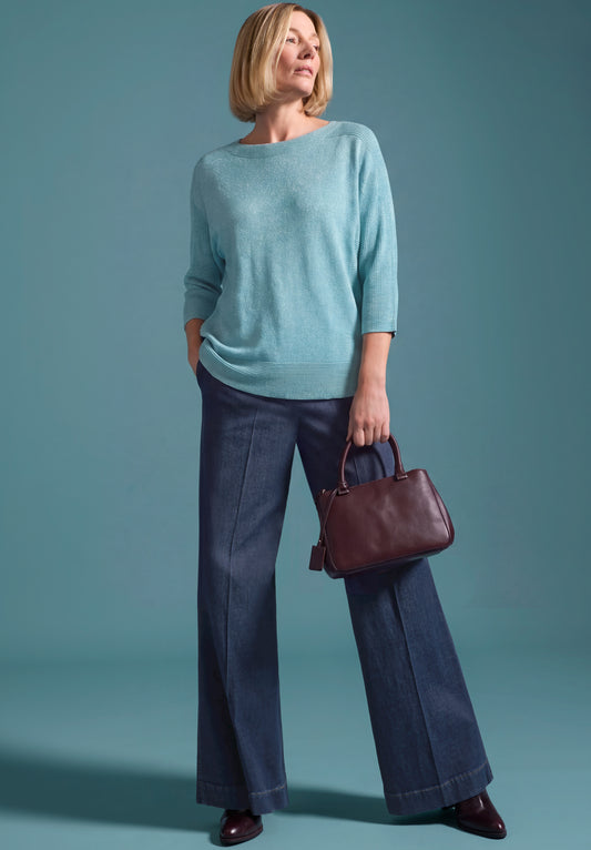 Bianca Olinde Knit Stone Blue