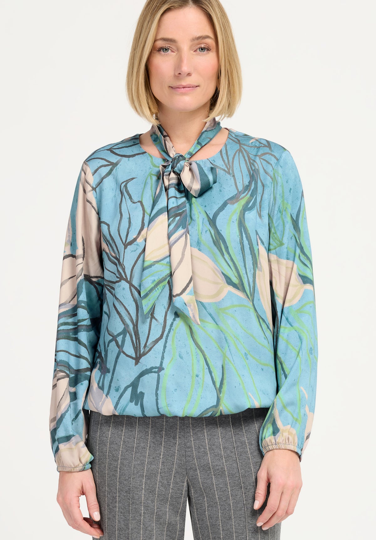 Bianca Alana Blouse Blue Mix
