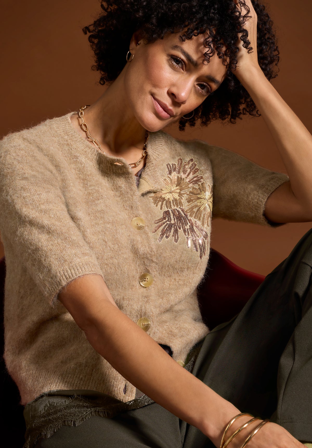 Bianca Rene Knit Light Cognac