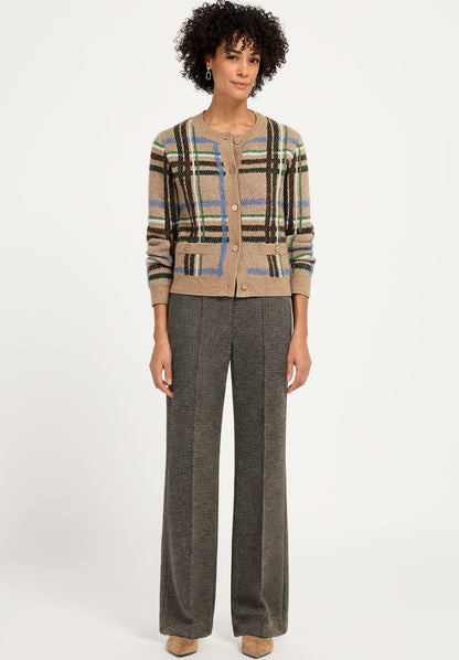 Bianca Parigi Pull-on Trousers Brown Mix