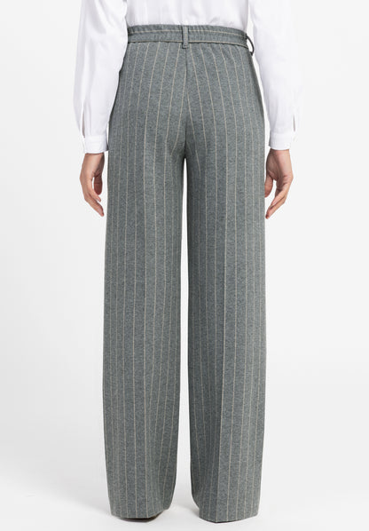Bianca Parigi Pull-on Trousers Grey Mix