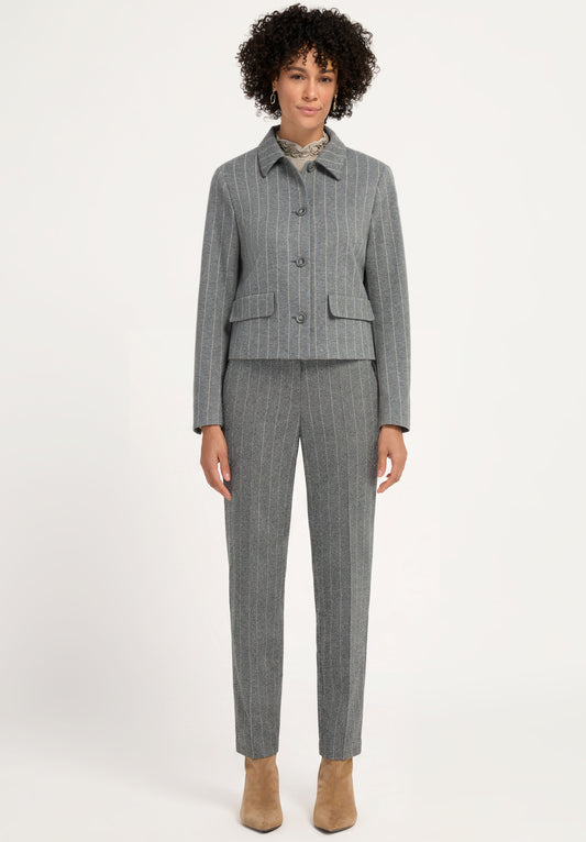 Bianca Ava Blazer Grey Mix