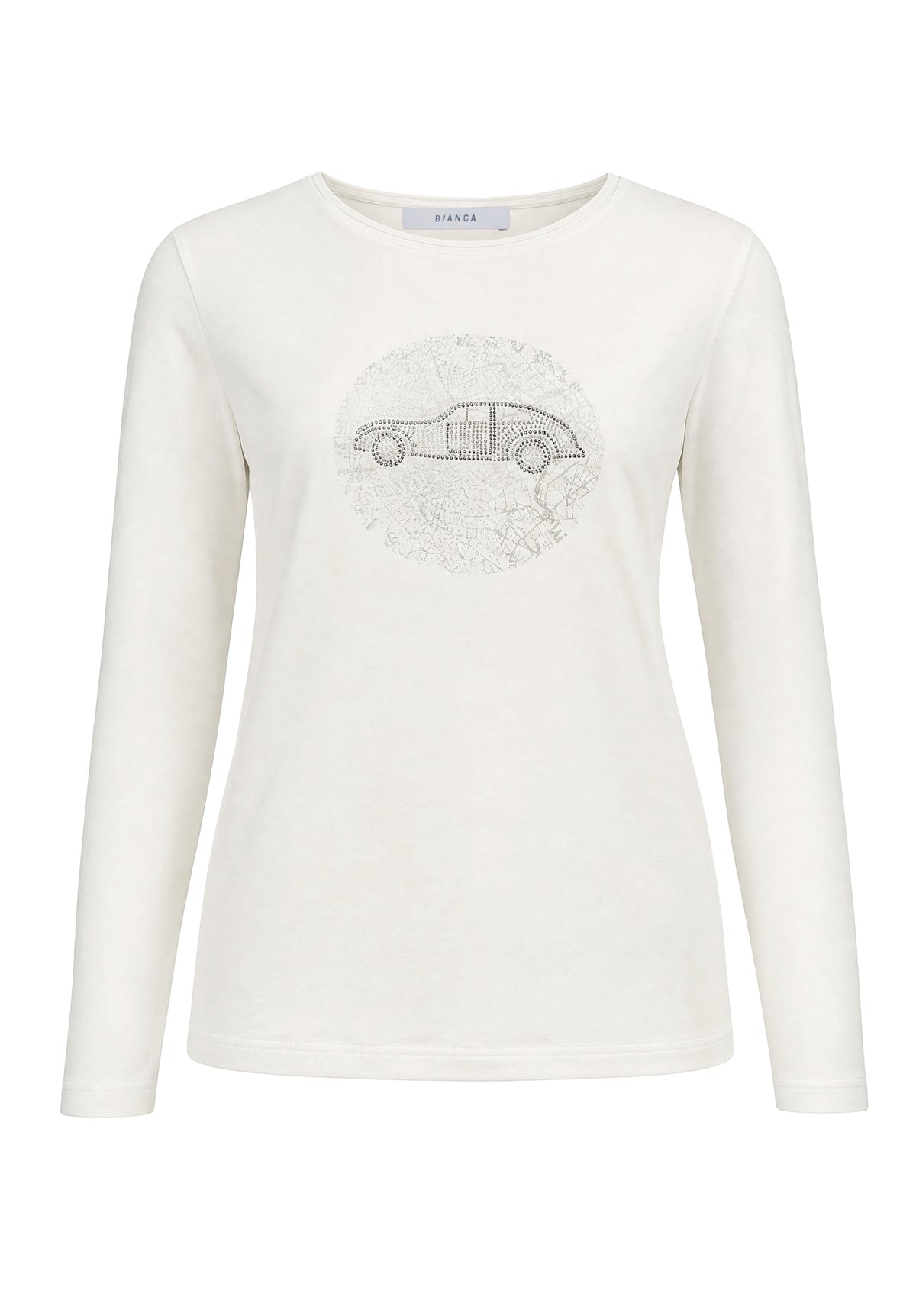 Bianca Dami Long Sleeve Top Creme