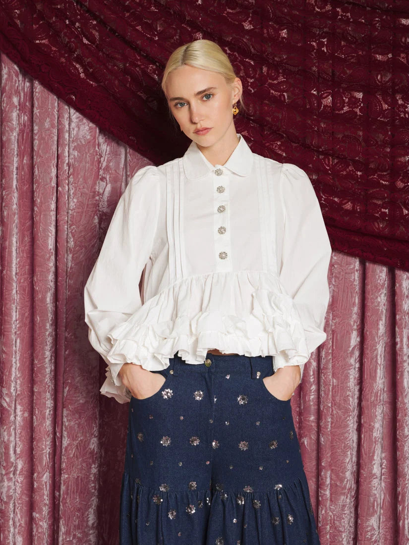 Sister Jane Thalassa Ruffle Blouse
