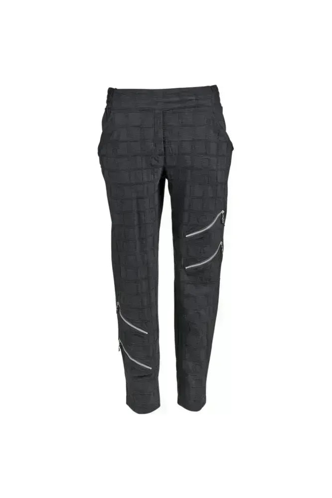 My Soul Bubble Slim Trousers Black