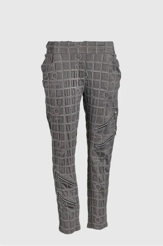 My Soul Bubble Slim Trousers Grey