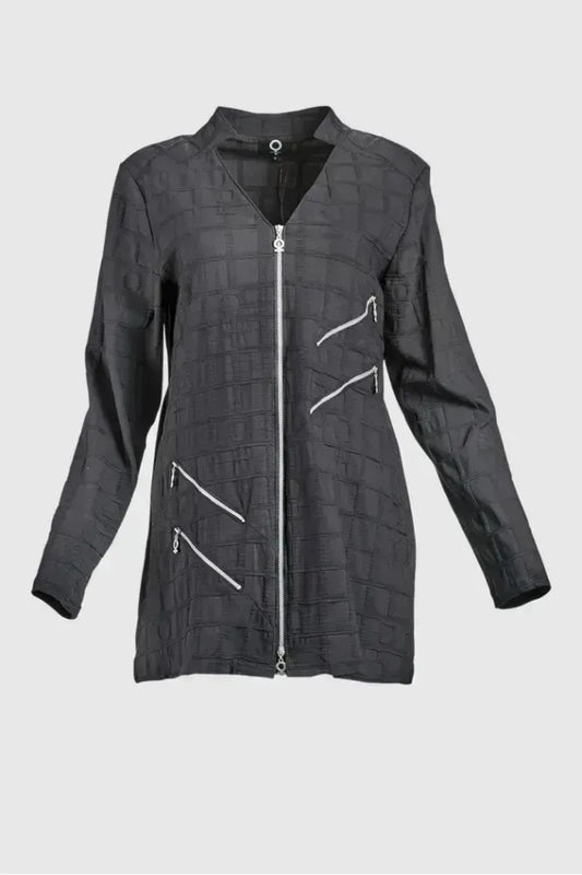 My Soul Bubble Long Jacket Black