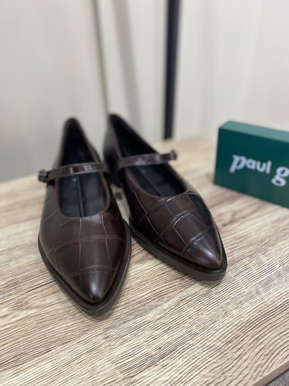 Paul Green Big Croco Moro - Brown