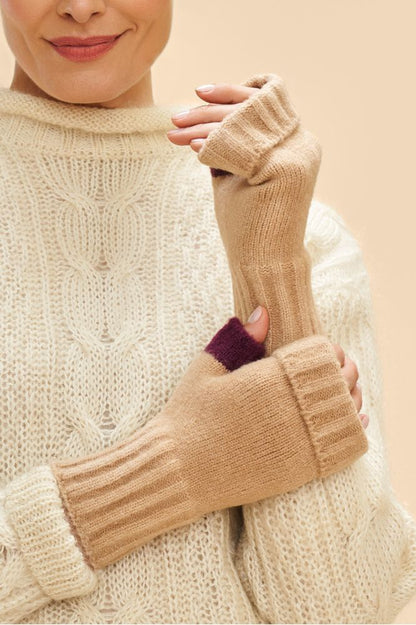 AW24 Powder Cassia Wrist Warmers