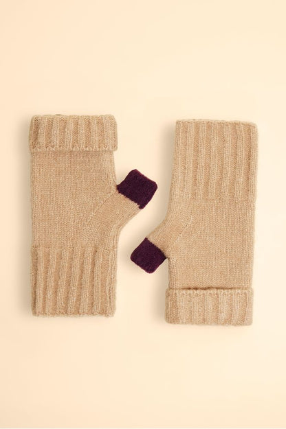 AW24 Powder Cassia Wrist Warmers