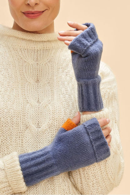 AW24 Powder Cassia Wrist Warmers