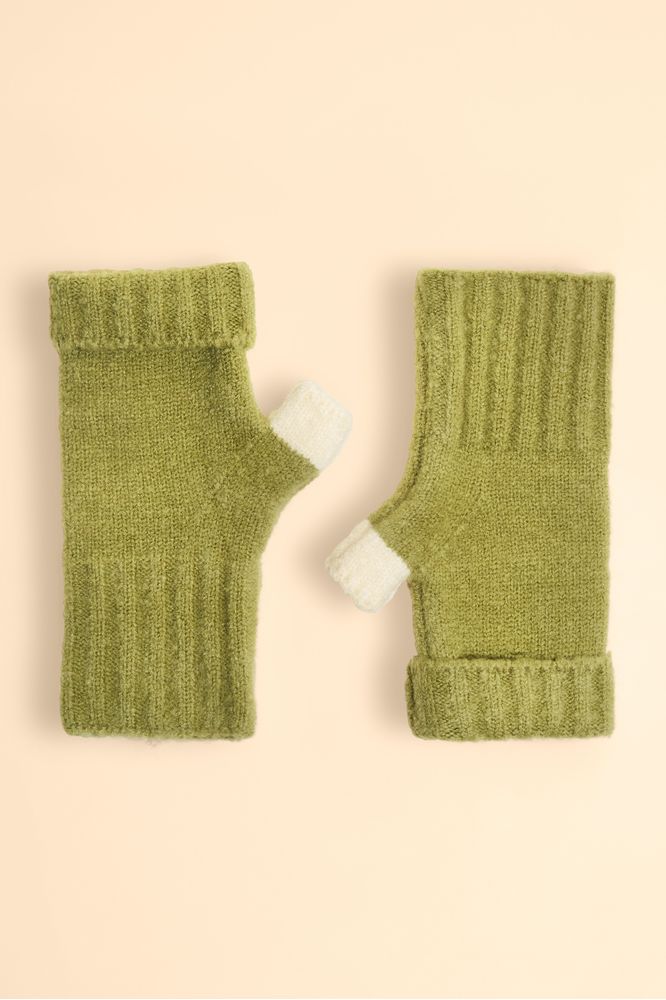 AW24 Powder Cassia Wrist Warmers