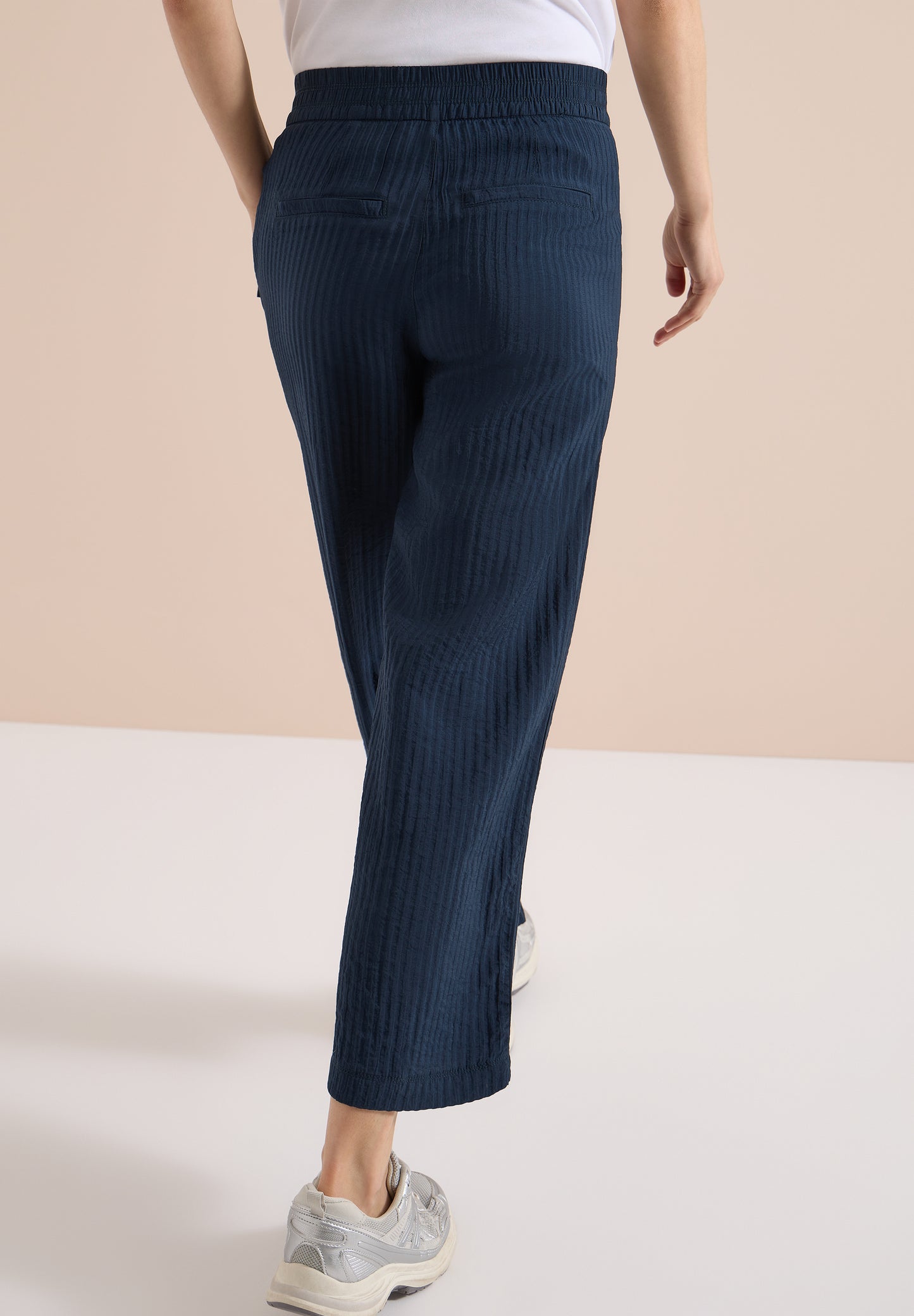 CECIL Neele Summer Weight Trousers Blue