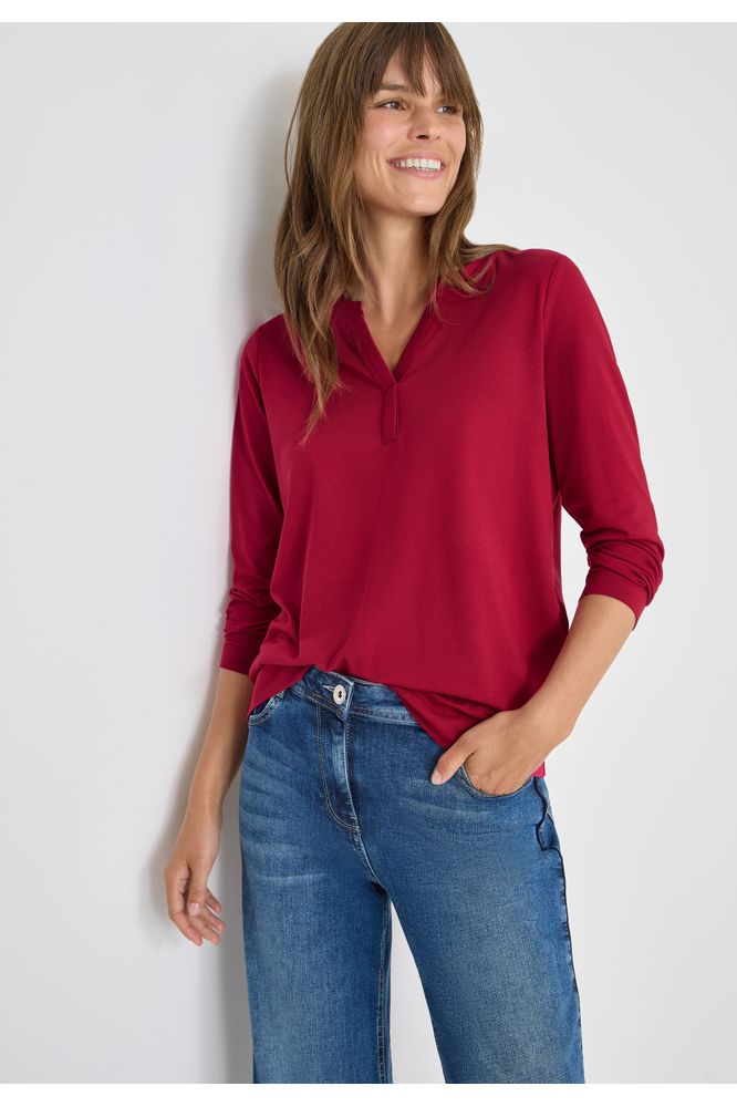 CECIL Red Tunic Top