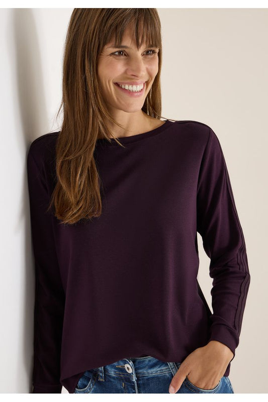 CECIL Shoulder Tape T-Shirt