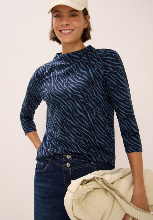 CECIL Funnel Neck Top