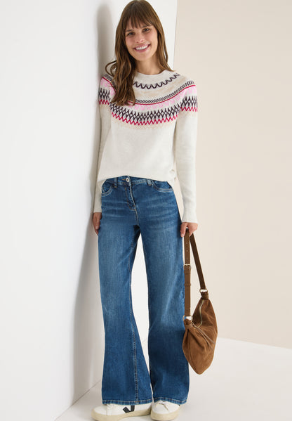 CECIL Pattern Knitted Sweater