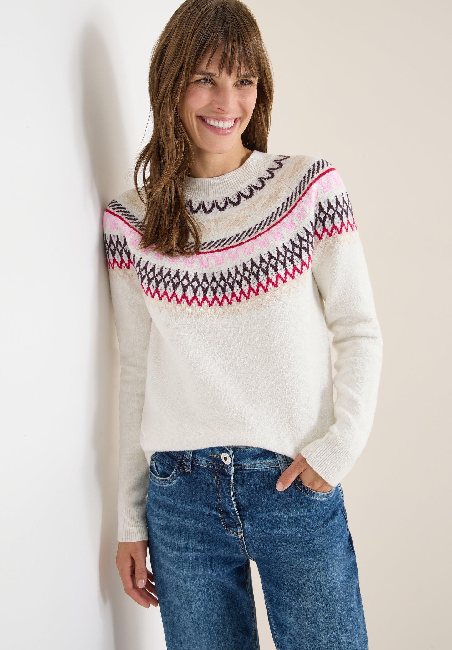 CECIL Pattern Knitted Sweater