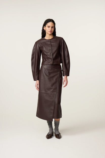 Fabienne Chapot Sonny Midi Skirt Cocoa