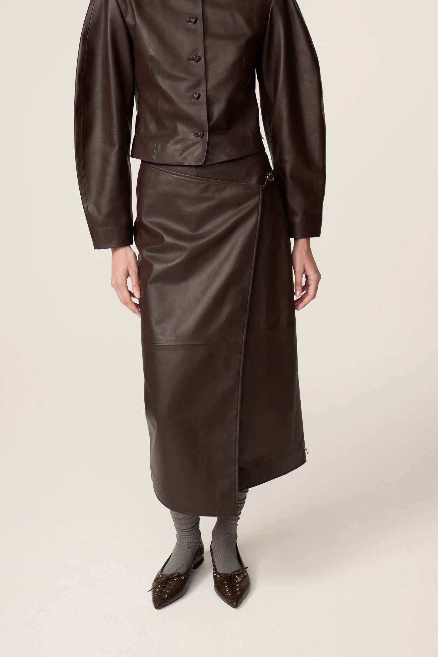 Fabienne Chapot Sonny Midi Skirt Cocoa