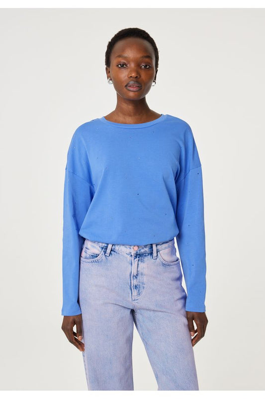 Fabienne Chapot Phileine LS T-shirt Marina Blue