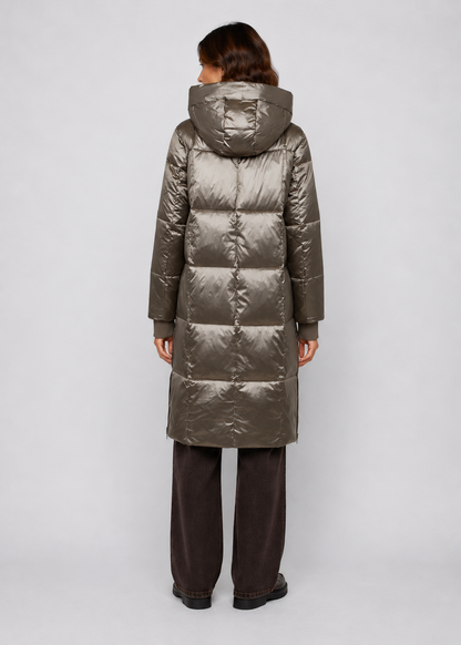 Mos Mosh Nova Metallic Down Jacket Brindle