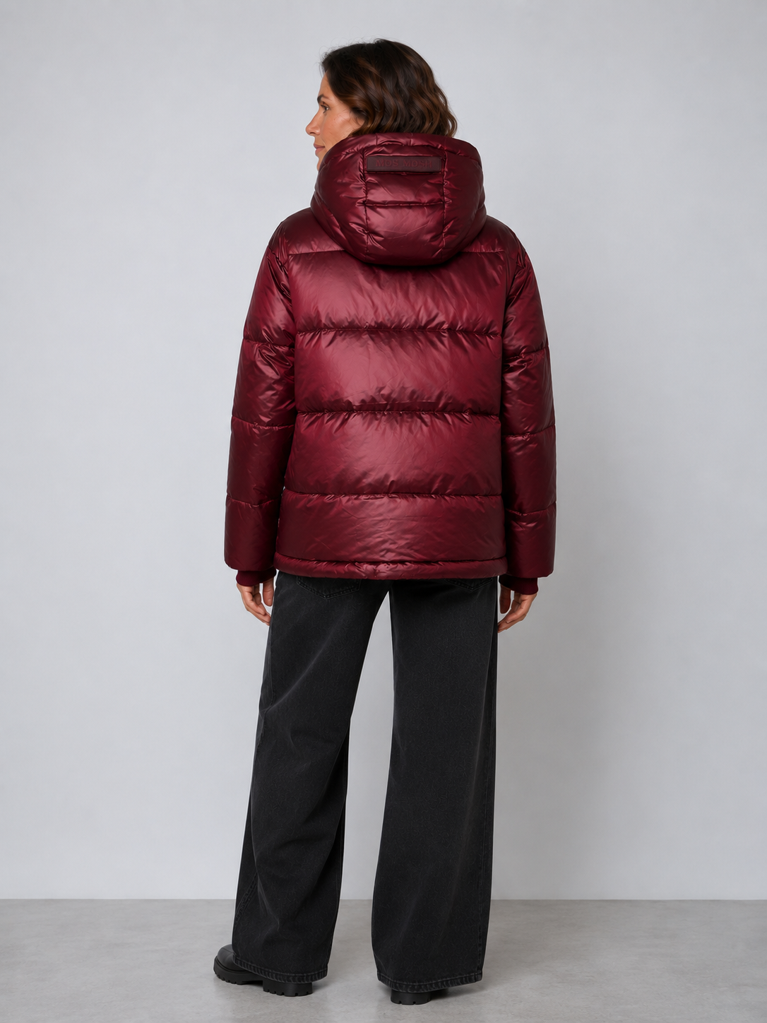 Mos Mosh Jilly Metallic Down Jacket Cabernet