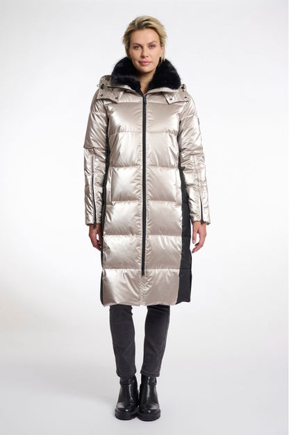 Rino & Pelle Ciara Padded Coat Ice Grey