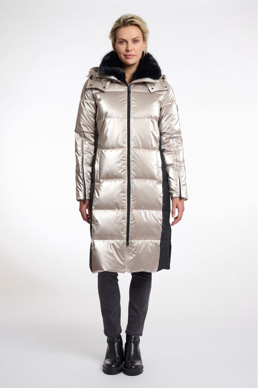 Rino & Pelle Ciara Padded Coat Ice Grey