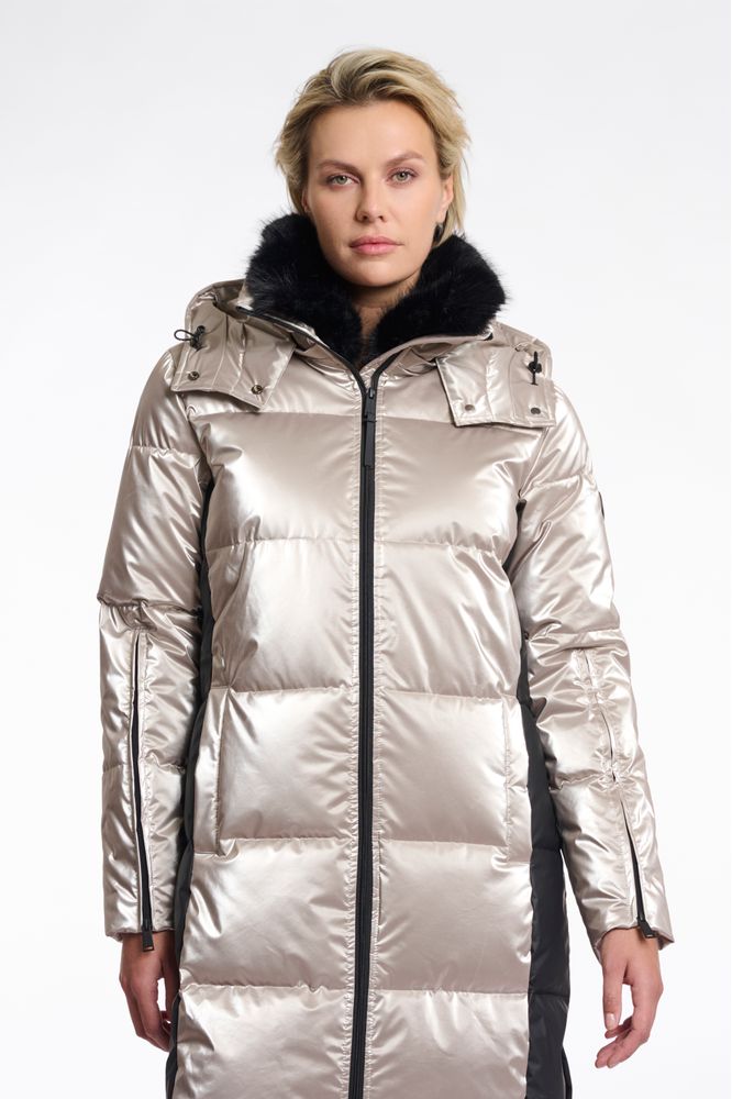 Rino & Pelle Ciara Padded Coat Ice Grey
