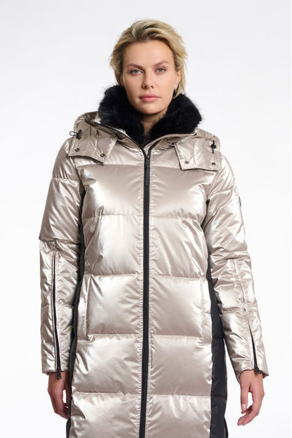 Rino & Pelle Ciara Padded Coat Ice Grey