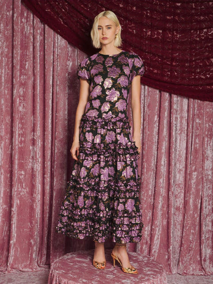 Sister Jane Amythest Floral Dress