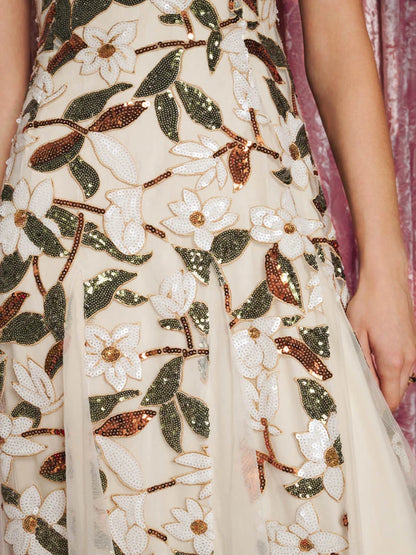 Sister Jane Echo Floral Sequin Dress