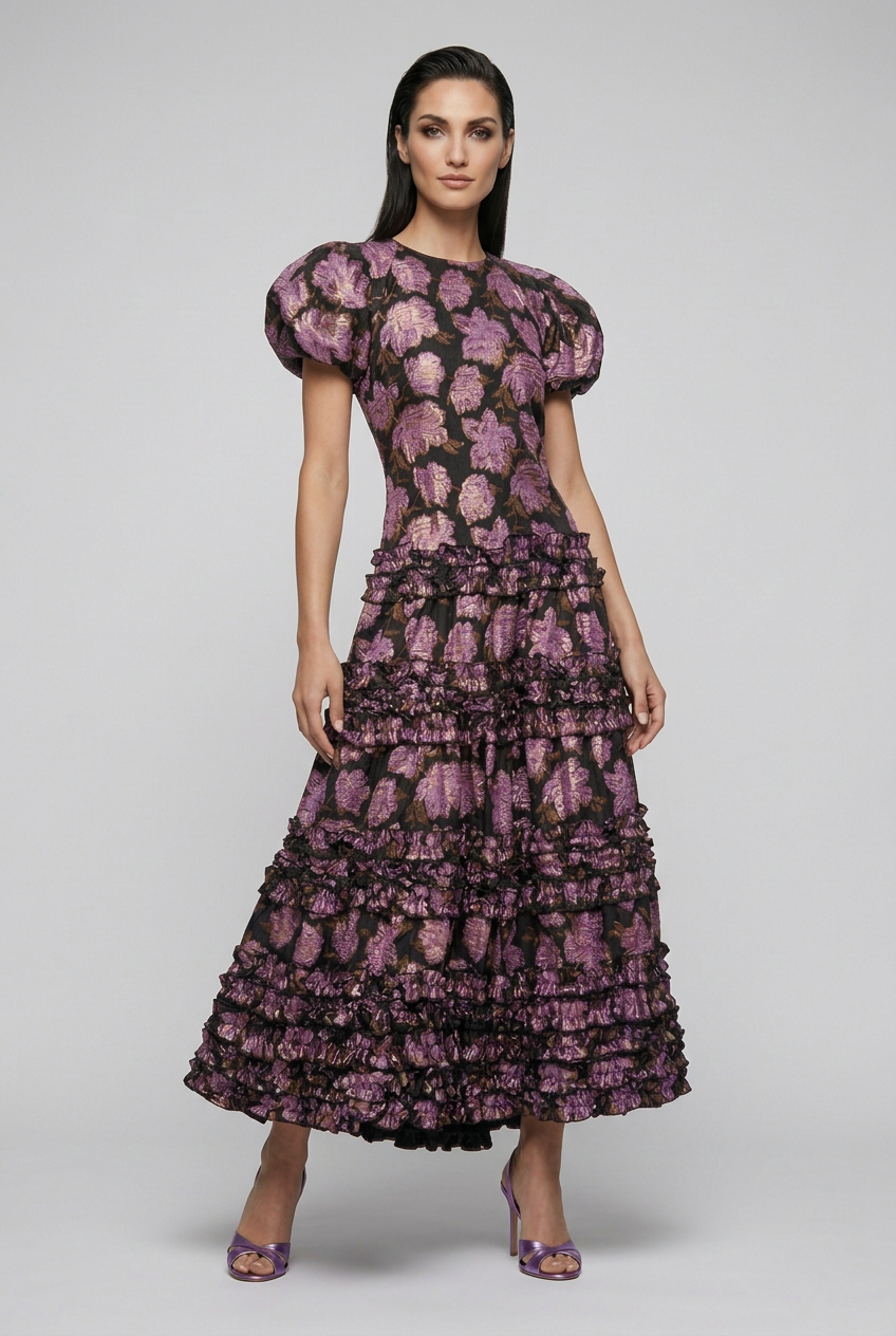 Sister Jane Amythest Floral Dress