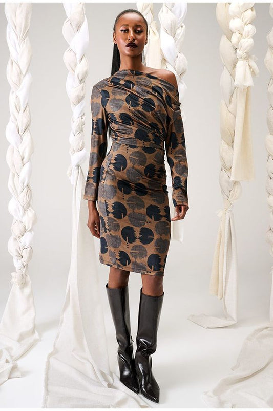 K Design Assymetric Dress B315