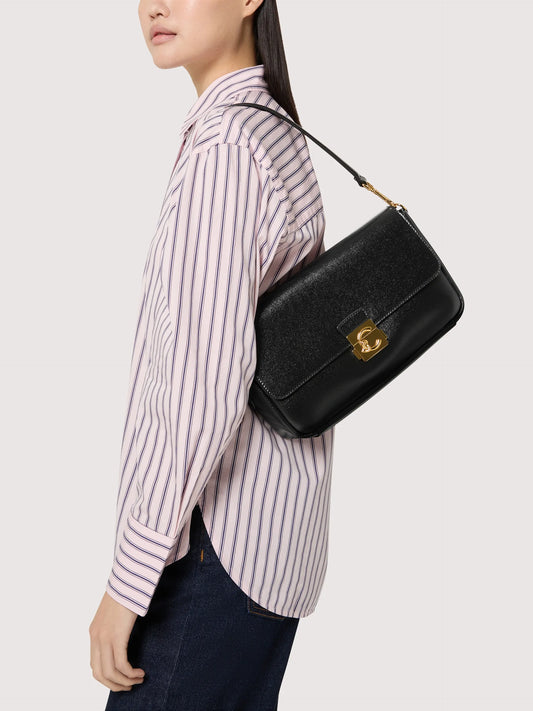 Coccinelle Smooth C-ME Lock Shoulder Bag Large