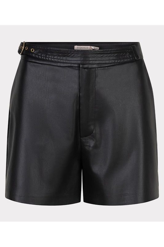 AW24 Esqualo Faux Leather Shorts