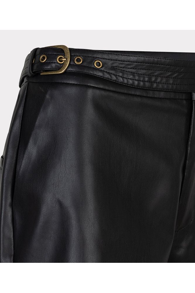 AW24 Esqualo Faux Leather Shorts