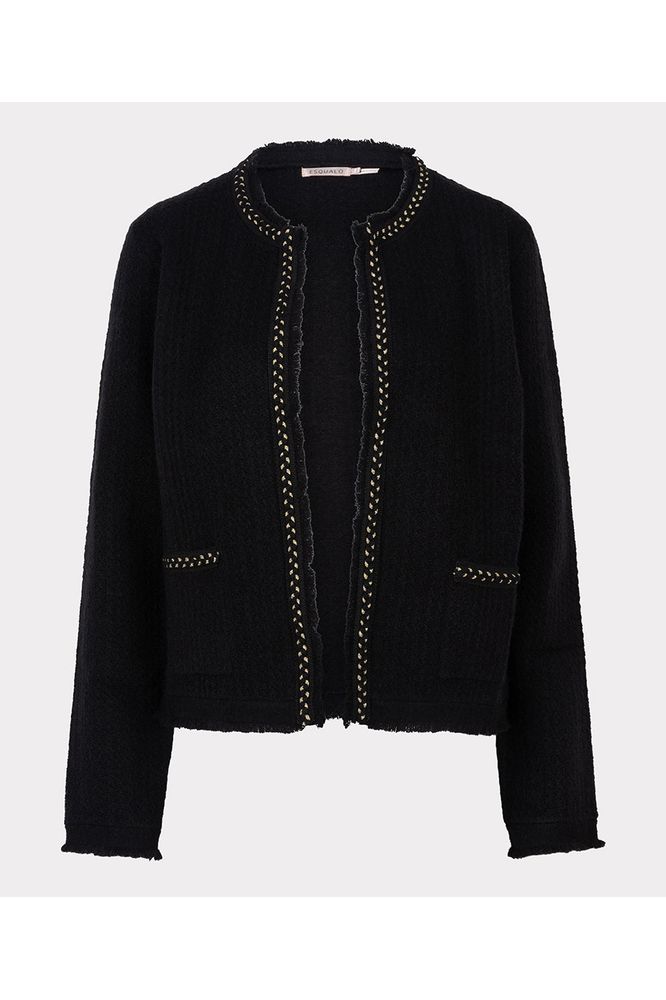 AW24 Esqualo Chain Tape Cardigan