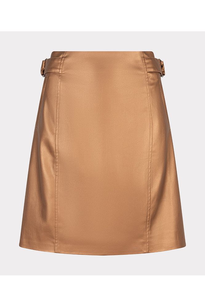 AW24 Esqualo Faux Leather Skirt